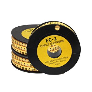 Plasti̇m Ec2-0 Kablo Markalama-0 (4.00-16.00 Mm)