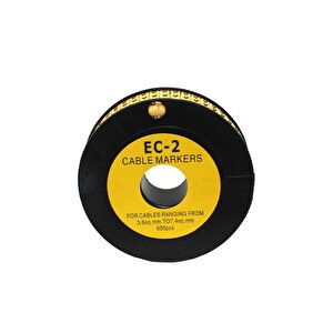 Plasti̇m Ec2-5 Kablo Markalama-5 (4.00-16.00 Mm)