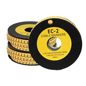 Plasti̇m Ec2-2 Kablo Markalama-2 (4.00-16.00 Mm)