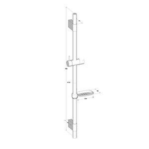 Ayarlanabilir Duş Sürgü Boru Seti Kss199