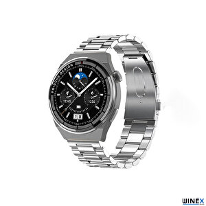 2024 Watch Gt3 Max Android İos Harmonyos Uyumlu Akıllı Saat Gümüş