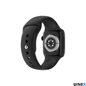 Winex 2024 Watch 7 Series Fullsecreen No1 Android İos Uyumlu Akıllı Saat Siyah