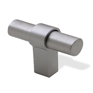 Astoria Düğme Çekmece Dolap Kapak Kulpu Kulbu Mat Krom Metal Kulp 6 Cm