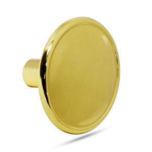 Düğme Kulp Daire Çekmece Dolap Dolabı Kapak Kulpu Kulpları Kulbu Metal Gold (4 Adet) Mobilya Mutfak