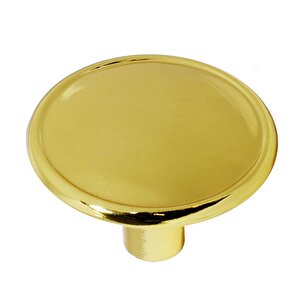 Düğme Kulp Daire Çekmece Dolap Dolabı Kapak Kulpu Kulpları Kulbu Metal Gold (4 Adet) Mobilya Mutfak