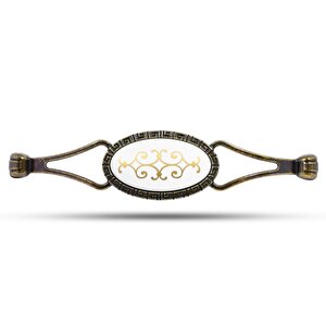 Seçil Eskitme Antik Sarı Metal (128 Mm-12.8 Cm) Mobilya Mutfak Çekmece Dolap Kulpu Kulbu Kulpları