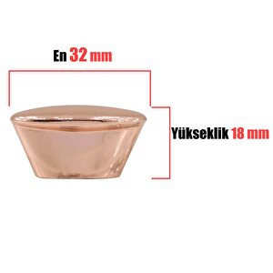 Set Düğme Çekmece Dolap Kapak Kulpu Bakır Metal Kulp Tek Vidalı
