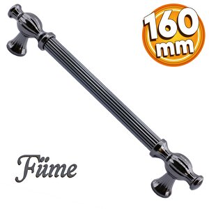 Kesir Mobilya Mutfak Dolabı Çekmece Dolap Kapak Kulpu Kulpları Kulbu Füme 160 Mm Metal Kulp