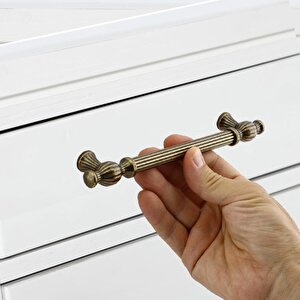 Kesir Eskitme Antik Sarı 160 Mm Metal Mobilya Mutfak Çekmece Dolap Dolabı Kulpu Kulbu Kulpları
