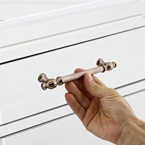 Kesir Mobilya Mutfak Dolabı Çekmece Dolap Kapak Kulpu Kulbu Bronz (128 Mm-12.8 Cm) Metal Kulpları