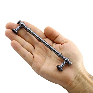 Burgu Mobilya Mutfak Dolabı Çekmece Dolap Kapak Kulpu Kulbu Füme 128 Mm Metal Kulp