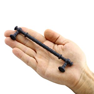 Burgu Mobilya Mutfak Dolabı Çekmece Dolap Kapak Kulpu Kulpları Kulbu (128 Mm-12.8 Cm) Mat Siyah Kulp