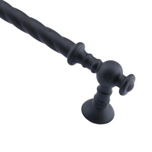 Burgu Mobilya Mutfak Dolabı Çekmece Dolap Kapak Kulpu Kulpları Kulbu (128 Mm-12.8 Cm) Mat Siyah Kulp