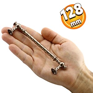 Burgu Mobilya Mutfak Dolabı Çekmece Dolap Kapak Kulpu Kulbu Bronz (128 Mm-12.8 Cm) Metal Kulpları