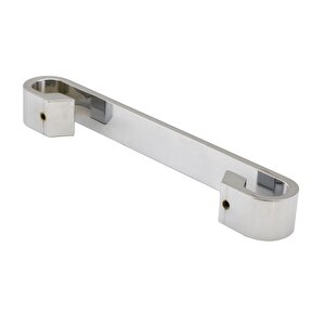 Barida Mobilya Dolap Kapak Çekmece Kulpu Krom Metal 128 Mm