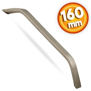 Volga Mobilya Dolap Kapak Çekmece Kulpu Kulbu 160 Mm İnox Metal Kulp