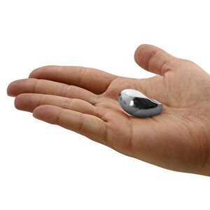 Damla Çekmece Dolap Kapak Kulpu Kulbu Parlak Füme Metal Düğme Kulp