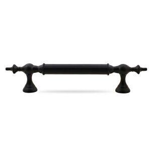 Çukurca Çekme Kolu Kapı Tutma Kulbu 22.5 Cm Mat Siyah Metal Kulp Kapı Tutamağı