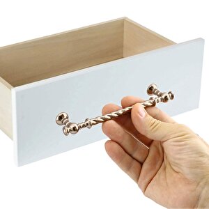 Burgu Mobilya Mutfak Dolabı Çekmece Dolap Kapak Kulpu Kulbu Bronz 96 Mm Metal Kulp