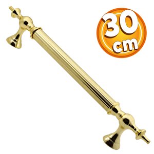 Çukurca Çekme Kolu Kapı Tutma Kulbu 30 Cm Gold Altın Metal Kulp Kapı Tutamağı
