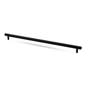 Hitit Çekmece Dolap Kapak Kulpu Kulbu 288 Mm Mat Siyah Metal Kulp