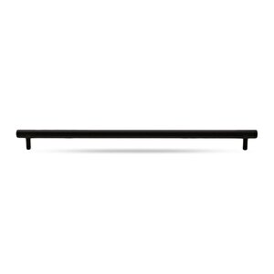 Hitit Çekmece Dolap Kapak Kulpu Kulbu 288 Mm Mat Siyah Metal Kulp