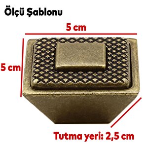 Button Metal Eskitme Antik Sarı 16 Mm Mobilya Mutfak Çekmece Dolap Dolabı Kulpu Kulbu Kulpları