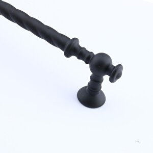 Burgu Mobilya Mutfak Dolabı Çekmece Dolap Kapak Kulpu Kulbu Mat Siyah (96 Mm-9.6 Cm) Metal Kulpları