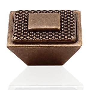 Button Metal Eskitme Antik Bakır 16 Mm Mobilya Mutfak Çekmece Dolap Dolabı Kulpu Kulbu Kulpları
