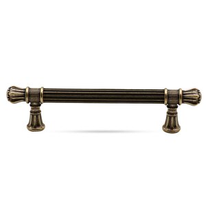 Akbatı Çekmece Dolap Kapak Kulpu Kulbu 128 Mm Antik Sarı Metal Kulp
