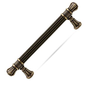Akbatı Çekmece Dolap Kapak Kulpu Kulbu 128 Mm Antik Sarı Metal Kulp