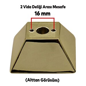 Button Mobilya Çekmece Mutfak Dolap Dolabı Kapak Kapağı Kulpu Kulbu Metal Kulpları Altın 16 Mm