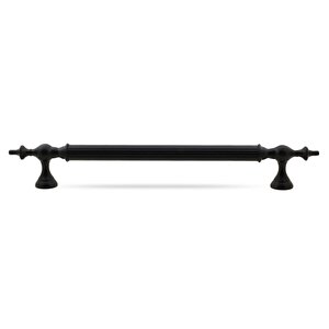 Çukurca Sürgülü Kapı Çekme Kolu Tutma Kulpu Kulbu Çelik Dış Kapı Tutamağı Kol Mat Siyah 60 Cm
