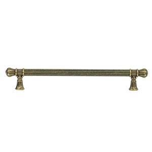 Akbatı Çekmece Dolap Kapak Kulpu Kulbu 192 Mm Antik Sarı Rustik Metal Kulp