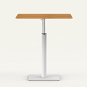 Tablalı Masa Ayağı 11.520 - Yükseklik Ayarlı Pistonlu Beyaz