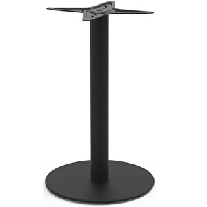 Tablalı Masa Ayağı 11.200 - Taban Çapı 46cm Siyah