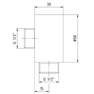 Eca Ankastre Duş Çıkış Dirseği Minimal Altın Renkli 102826634