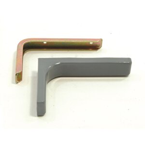 Raf Altı Bağlantı Aparatı Kapaklı 12cm (2 Adet) Kayın Kayın