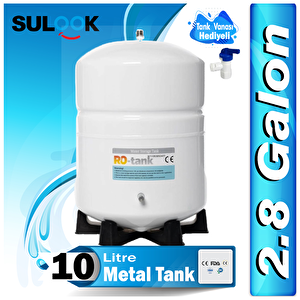 Su Arıtma Deposu,su Arıtma Tankı(2.8 Galon) 10 Litre Metal Tank-ro
