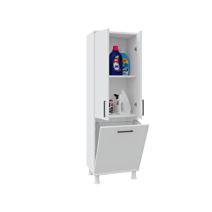 Merlin Mobilya Oskar Kirli Sepetli Banyo Dolabı