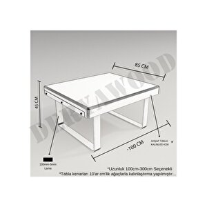 Masif Ahşap Team Orta Sehpa 85*85  Cm