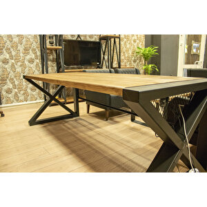 Masif Ahşap Çalışma Masası Bilgisayar Masası Ceviz 160*85*76 Cm