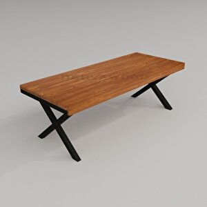 Masif Ahşap Sirius Toplantı Masası 110*300*76 Cm