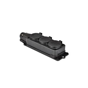 Tplast 1x16a Kauçuk 3 Lü Grup Priz