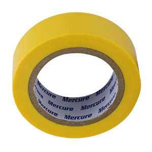 Mercure Elektrikçi Bandı Sarı İzole Elektirik Bant Bandı Pvc 9 Metre