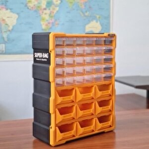 Monoblok Avadanlık Ve Çekmece 39 Gözlü Seti Hobby Organizer Düzenleyici 30 Çekmece 9 Avadanlık