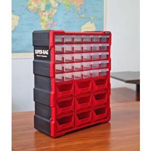 Monoblok Avadanlık Ve Çekmece 39 Gözlü Seti Hobby Organizer Düzenleyici 30 Çekmece 9 Avadanlık