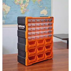 Monoblok Avadanlık Ve Çekmece 39 Gözlü Seti Hobby Organizer Düzenleyici 30 Çekmece 9 Avadanlık