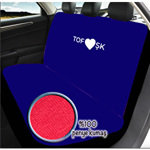 Penye Oto Koltuk Kılıfı Tofaş Tipo Uyumlu Yıkanabilir Kolay Montaj Lacivert