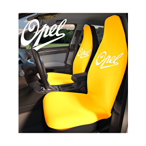 Opel Corsa Uyumlu  Oto Servis Kılıfı Kampanyalı Fiyat Set Sarı